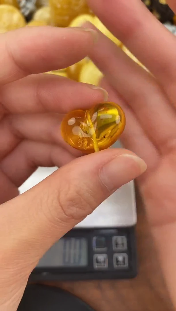 裸石琥珀未镶嵌天然琥珀蜜蜡