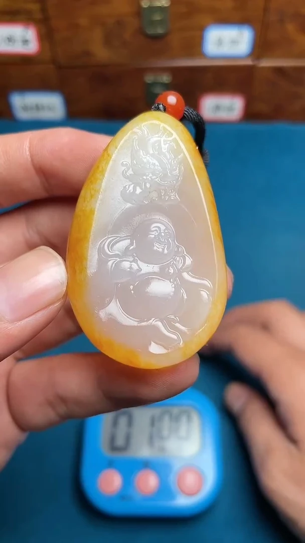 和田玉未镶嵌挂件和田玉