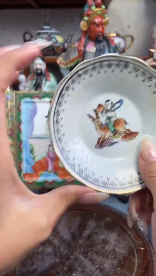 瓷片微瑕慎拍景德镇窑老厂瓷器单件