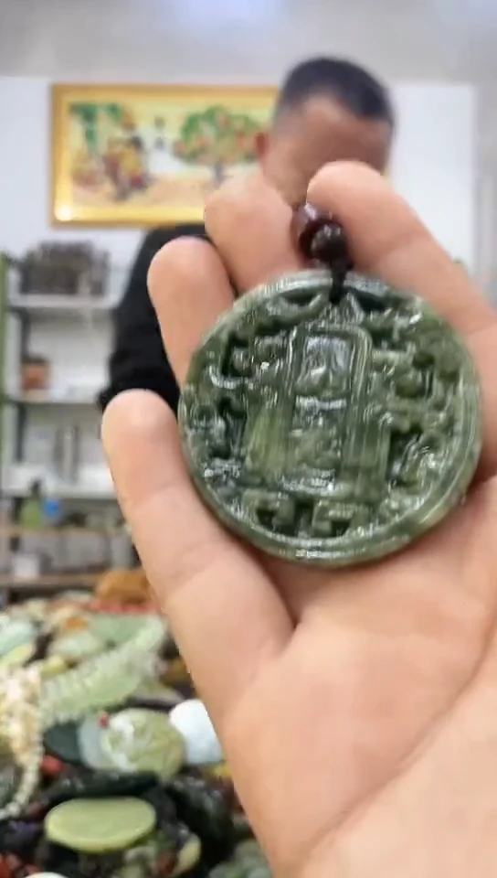 未镶嵌岫玉挂件