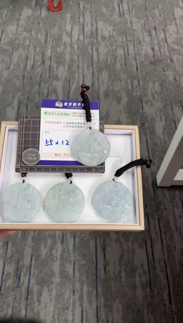颈饰未镶嵌翡翠龙牌配绳11/多样性发其一CP