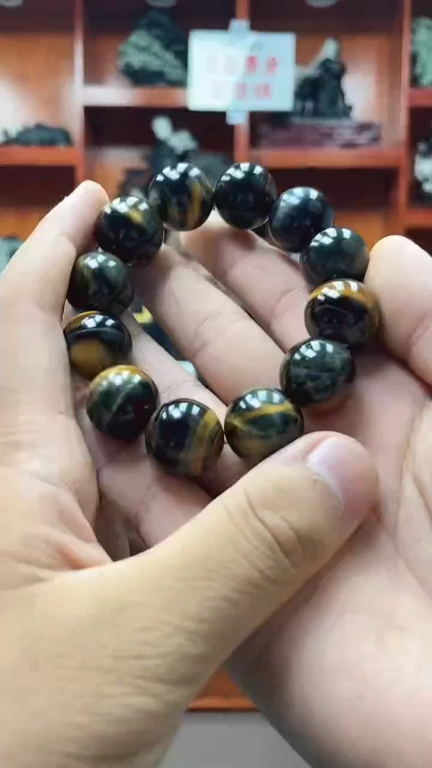 方钠石未镶嵌手串军师玉雕手串