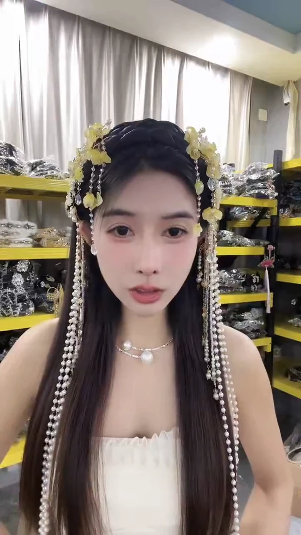 合金布艺轻奢高端发箍