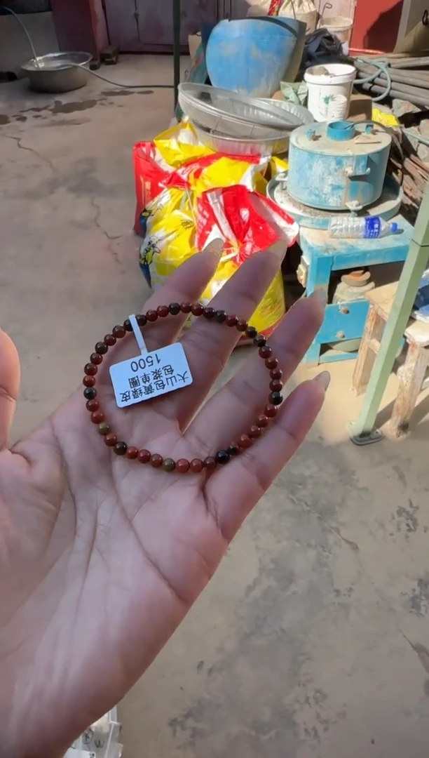 【闪购商品】南红玛瑙单圈未镶嵌原矿无优化包浆单圈4mm