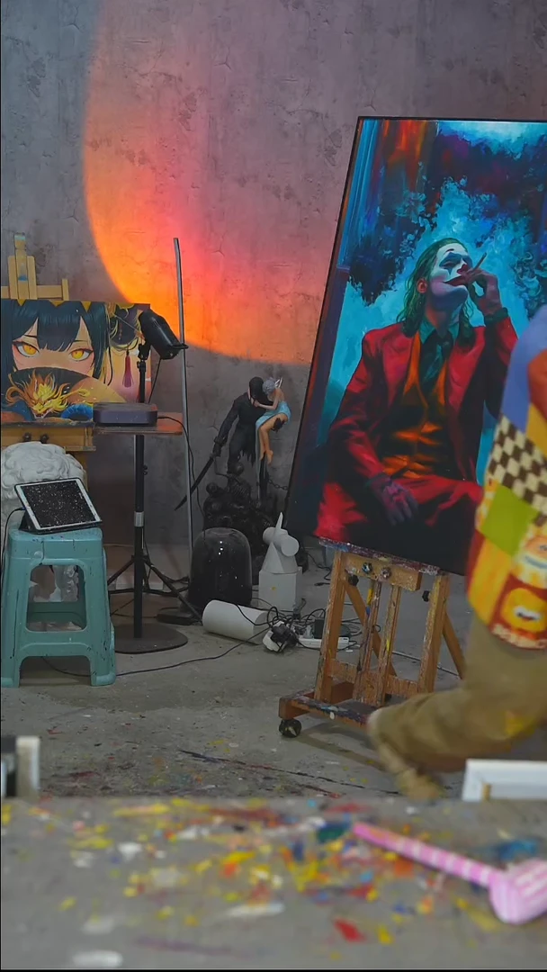 油画精品女帝丙烯画纯手绘