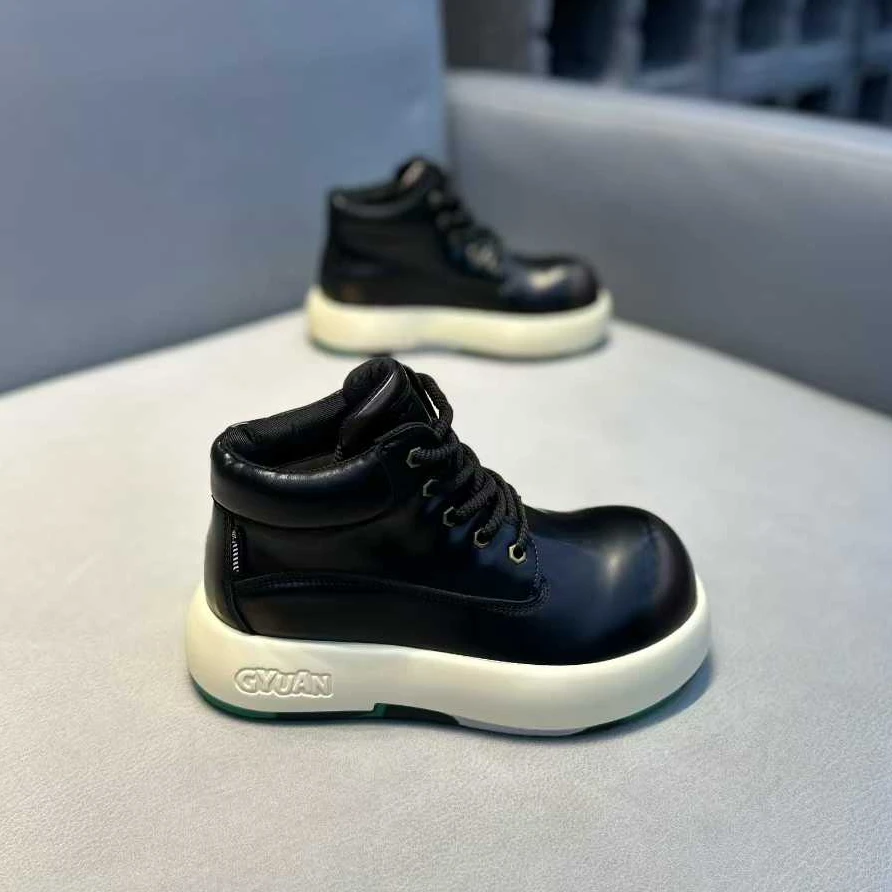 2025冬季新款高帮马丁靴加绒保暖男靴朋克风复古百搭时尚工装鞋子