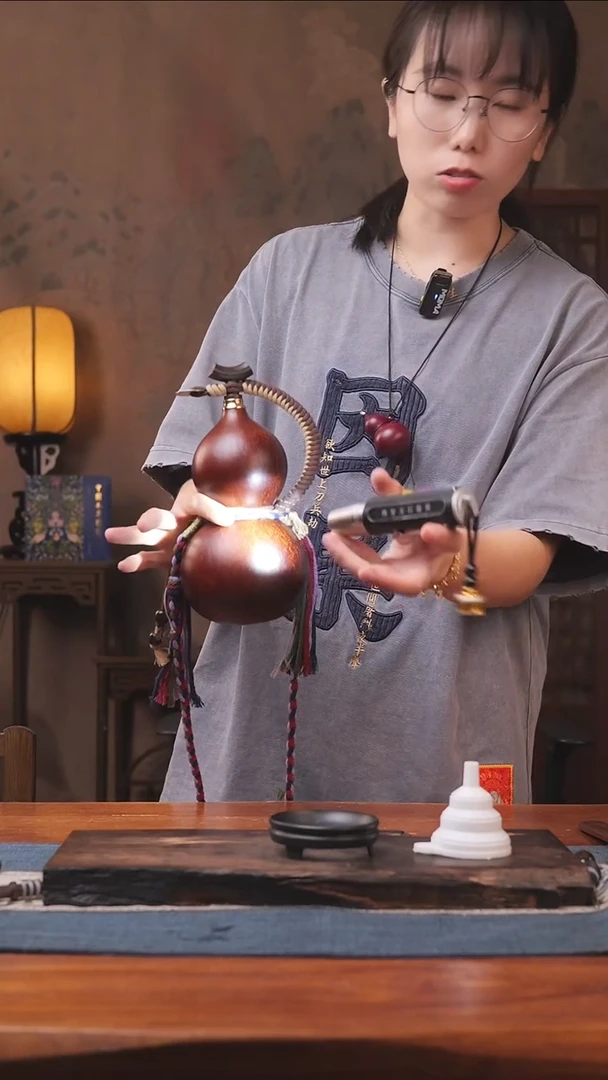 1487号精品大漆葫芦防腐防渗装水茶酒