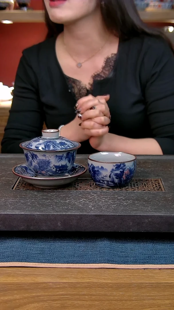 简装家用款2件套 老陶泥开片纹陶瓷茶具