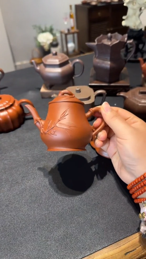 茶壶紫砂登***觉潘玉 紫砂壶