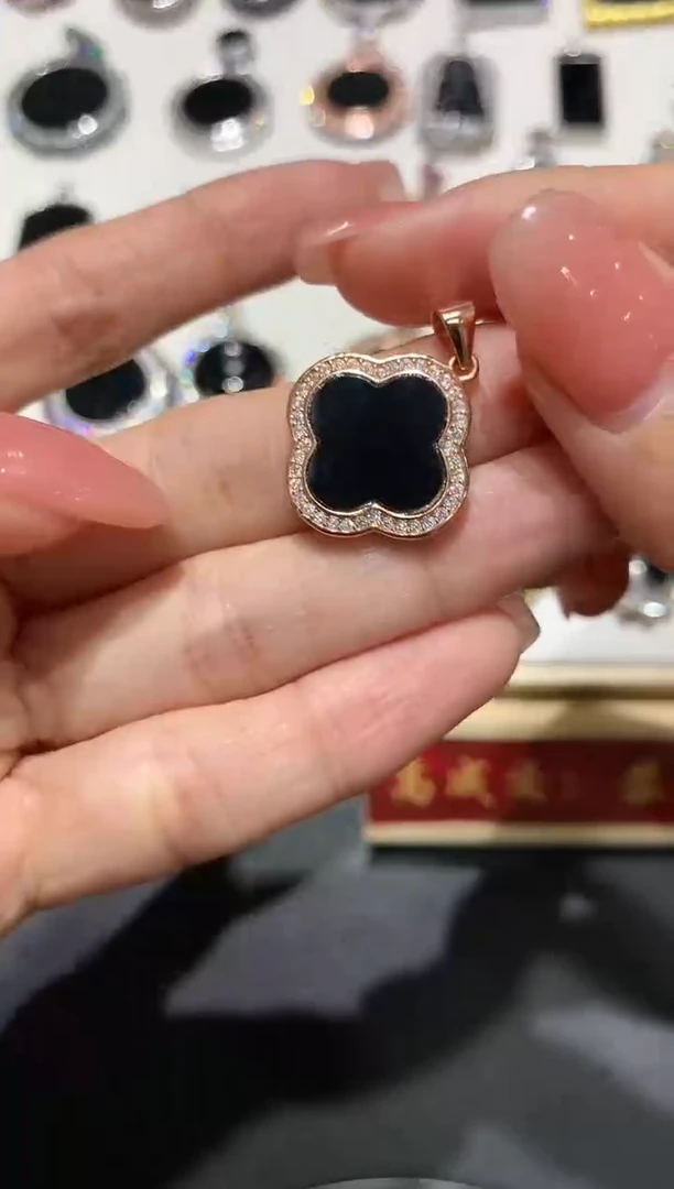 【闪购商品】翡翠吊坠(不含链)银S925镶嵌4多人多样性随机发货1件