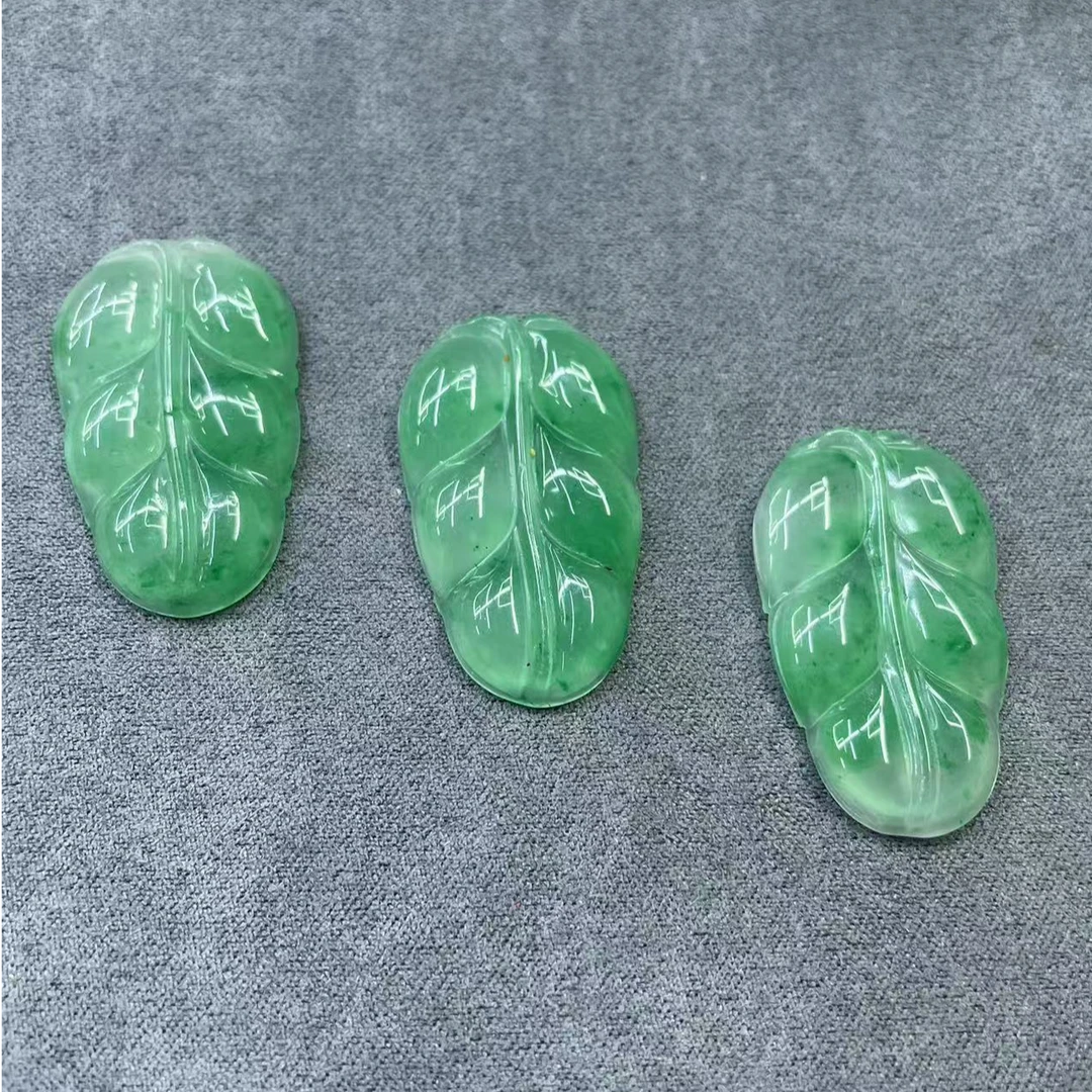 独龙玉树叶吊坠（颜色微区多样性发货拍一发一）