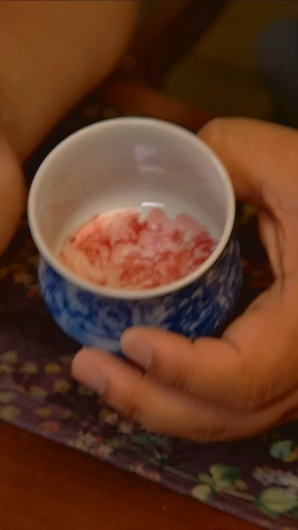 杯手工手绘杯杯很美丽