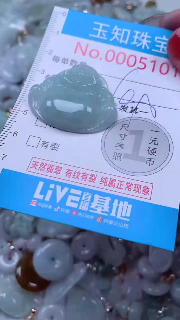 吊坠(不含链)未镶嵌翡翠5101