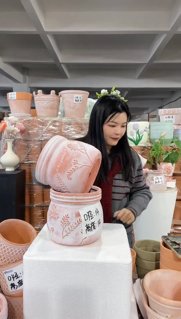 【闪购商品】红陶复古树叶糖罐14-14两个