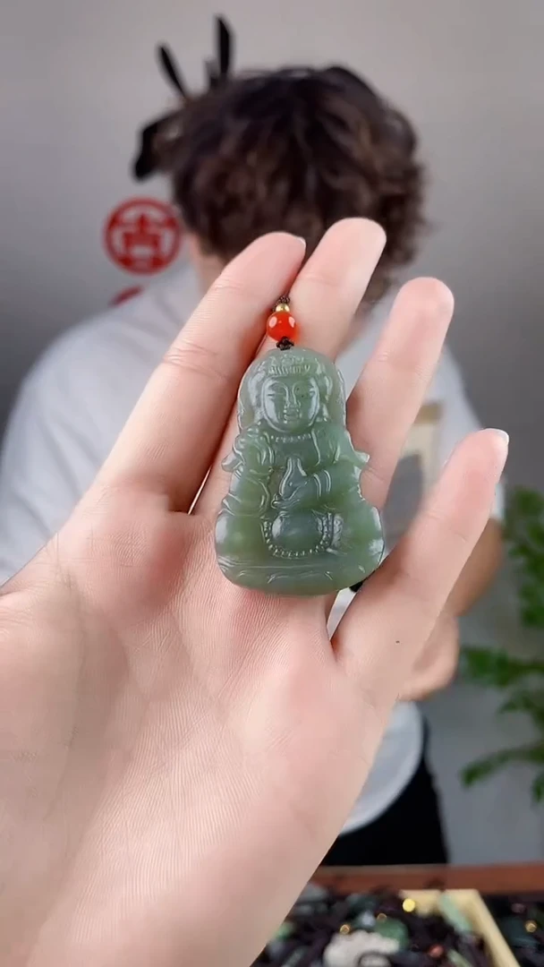 和田玉未镶嵌颈饰拍一发一，多样性发货