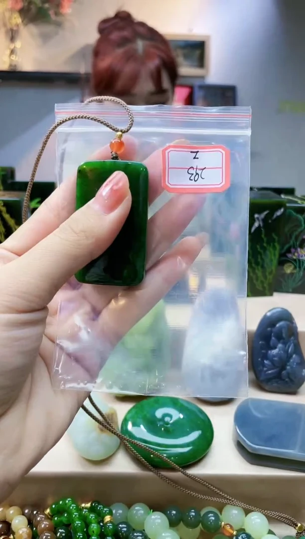 和田玉未镶嵌挂件1