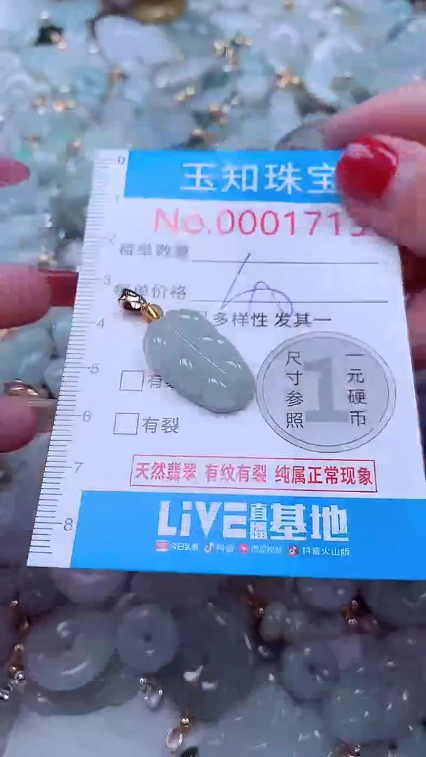 吊坠(不含链)未镶嵌翡翠1713