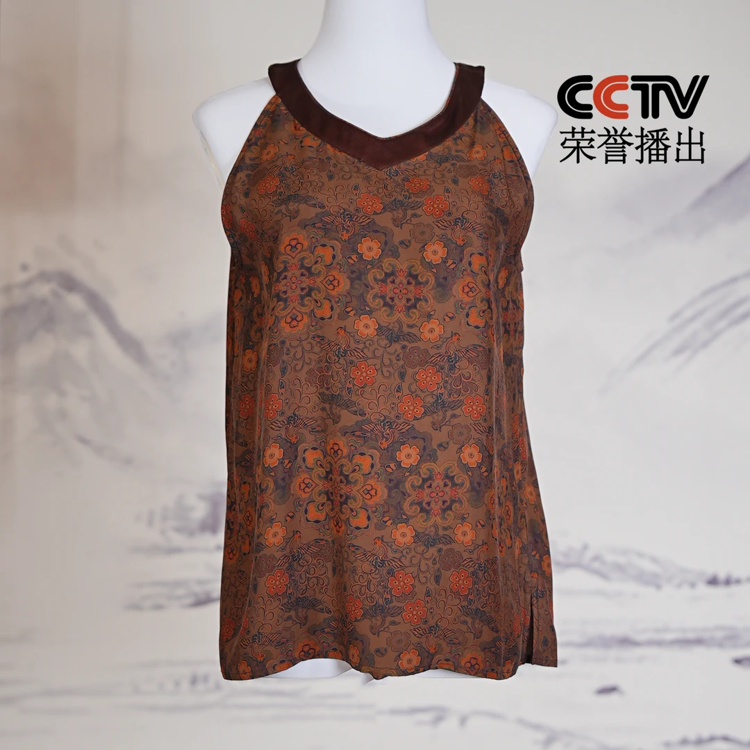 萧娘【浮生】香云纱上衣女新中式宽松桑蚕丝中国风1324