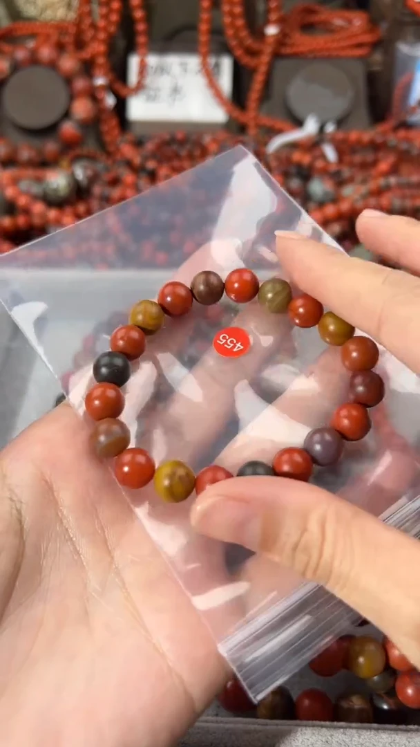 南红玛瑙手串未镶嵌9+