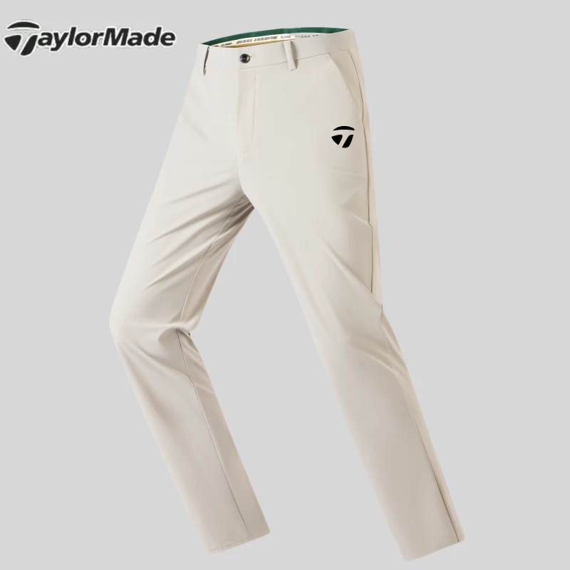 Taylormade高尔夫轻奢薄款夏季休闲裤运动户外弹力冰丝透气长裤男