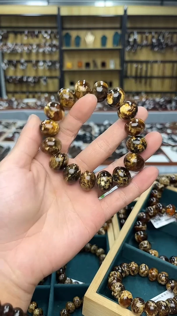 裸石琥珀未镶嵌开**好抚顺琥珀17+多样性发其一