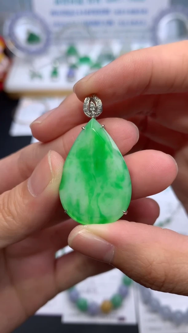 【闪购商品】定制翡翠18K金镶嵌模式推广期24小时鉴赏期