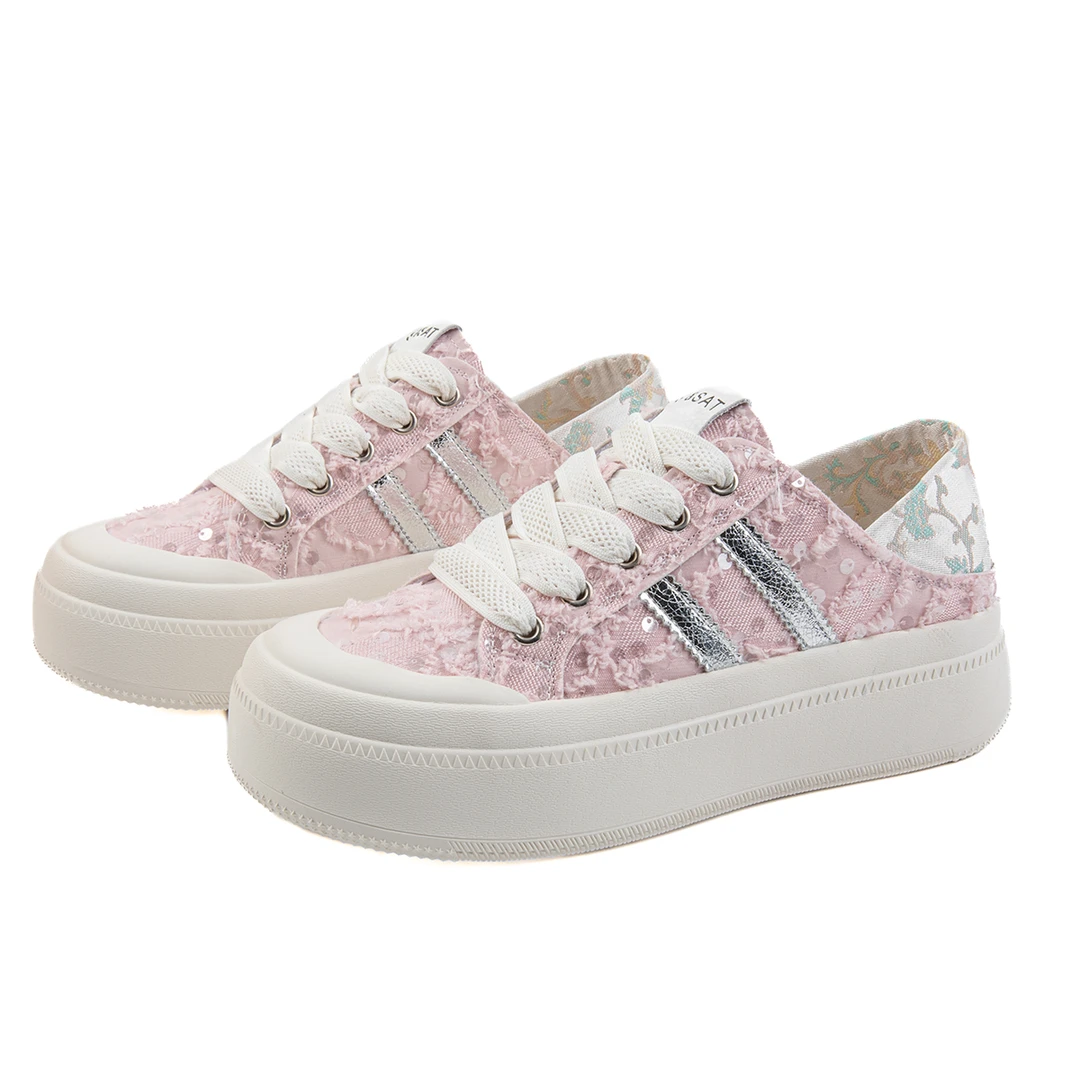 【敏敏家】2607-19厚底板鞋国风两穿舒适时尚百搭运动板鞋