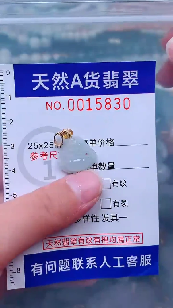 吊坠(不含链)未镶嵌翡翠1