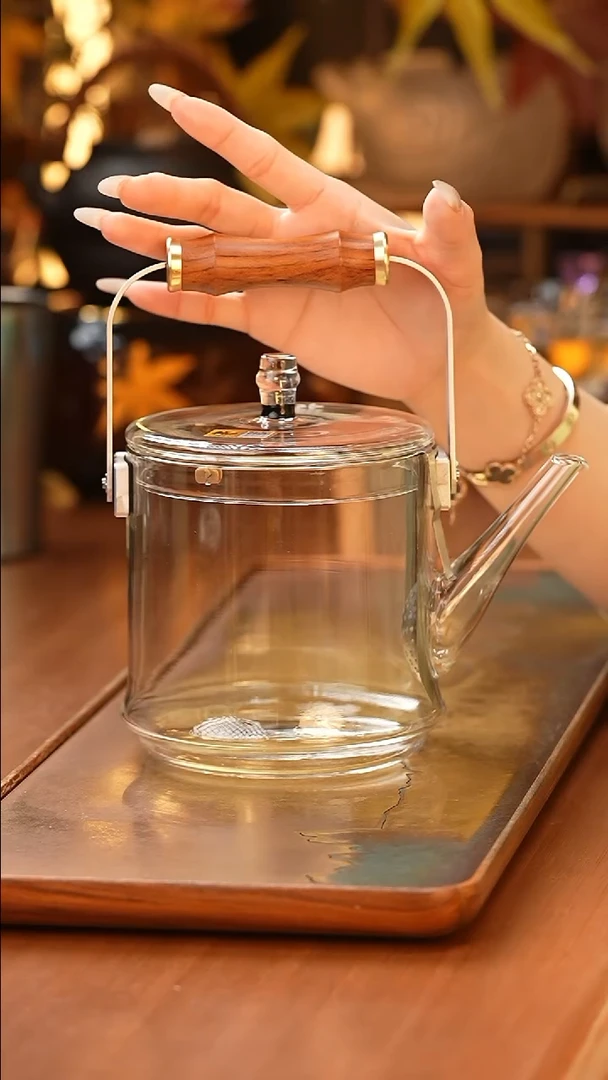 禾器/透明君若壶/滤片款/酸枝木