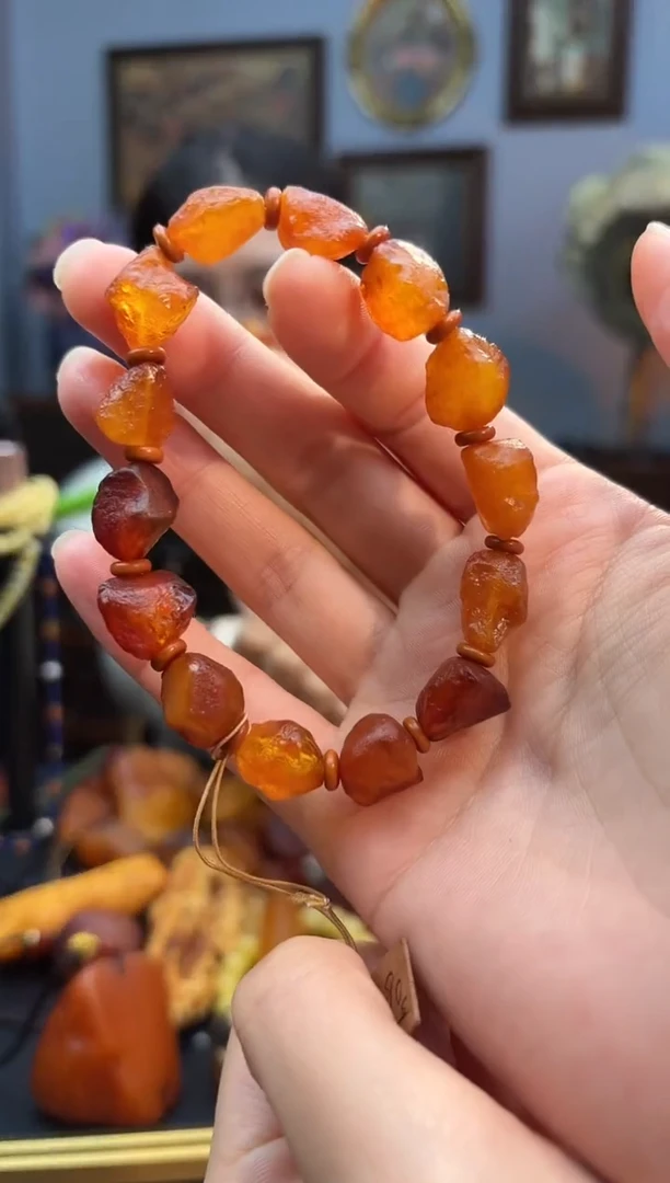 手串琥珀未镶嵌手串