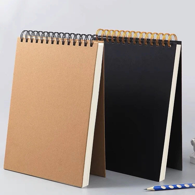 黑卡封面加厚A4素描本绘画速写本60张（3本）