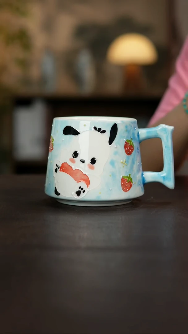 杯景德镇陶瓷杯碗柴烧多人