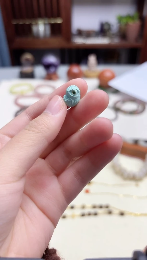 未镶嵌绿松石挂件松石蜥蜴配饰SH