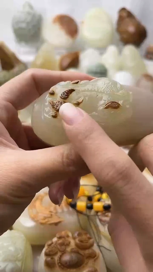 石材古青石棉纹正常不退换霸王貔貅