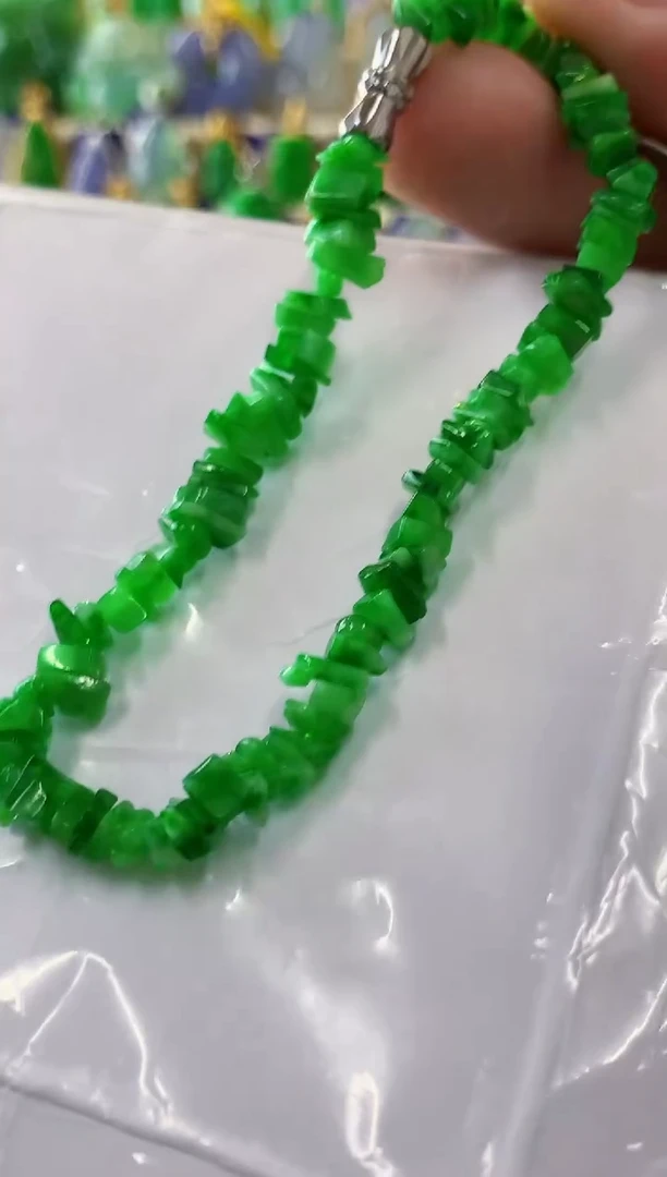 翡翠未镶嵌吊坠(不含链)缅甸翡翠手链