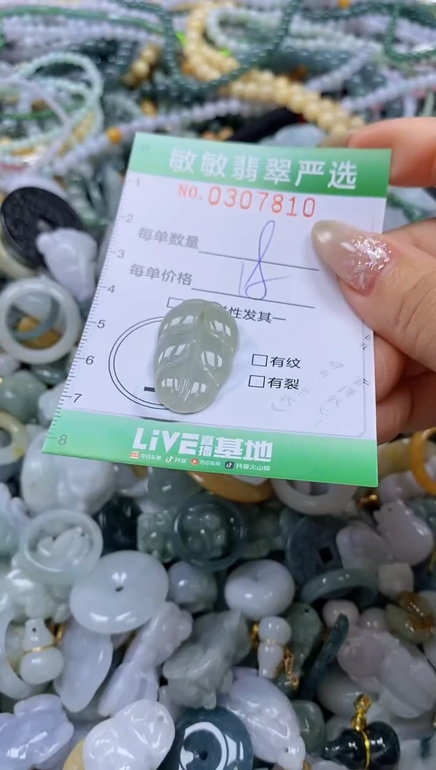 翡翠未镶嵌颈饰闪购0307810