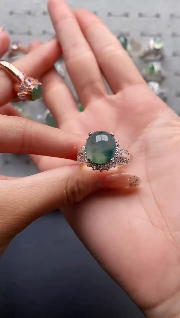 未镶嵌戒指翡翠11+11+11+11+1