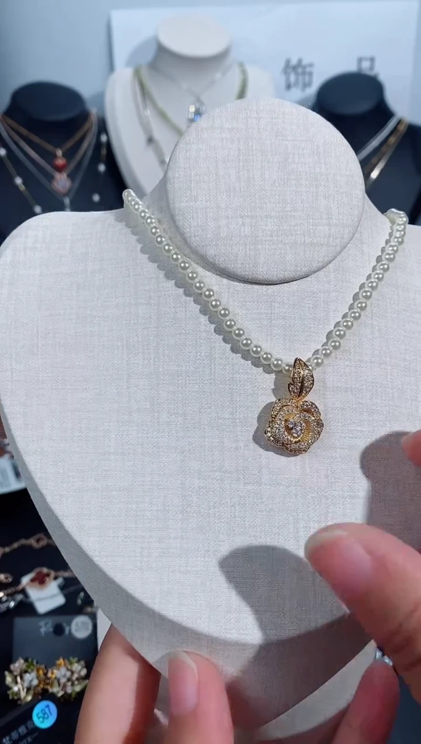 铜合金无925银项链7203