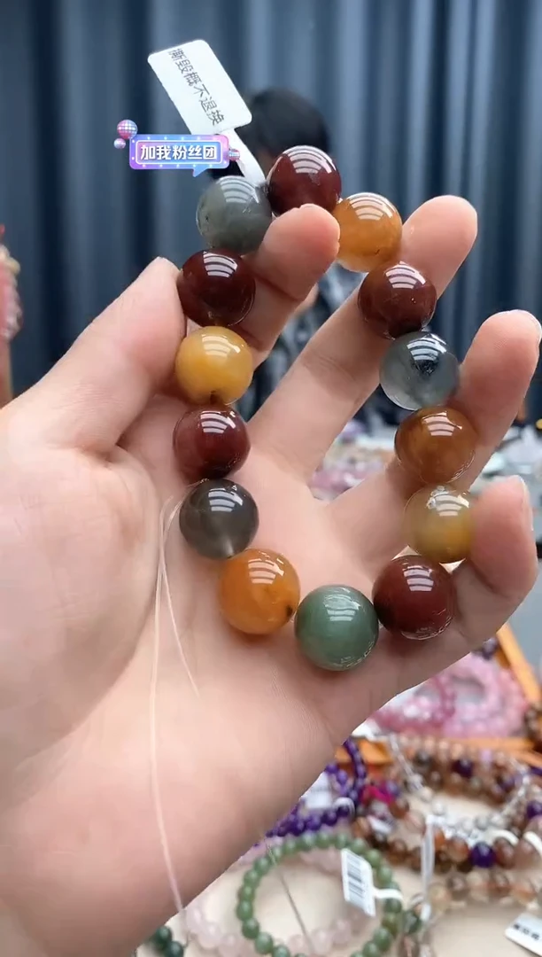水晶手链未镶嵌兔毛