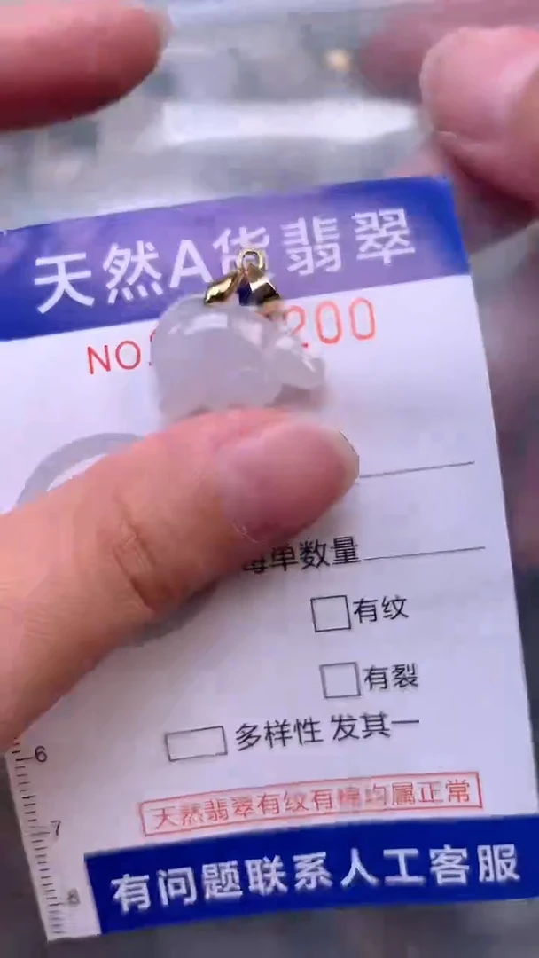 翡翠未镶嵌吊坠(不含链)1
