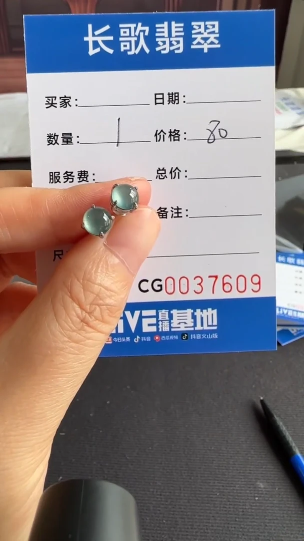 翡翠银S925镶嵌颈饰00007609