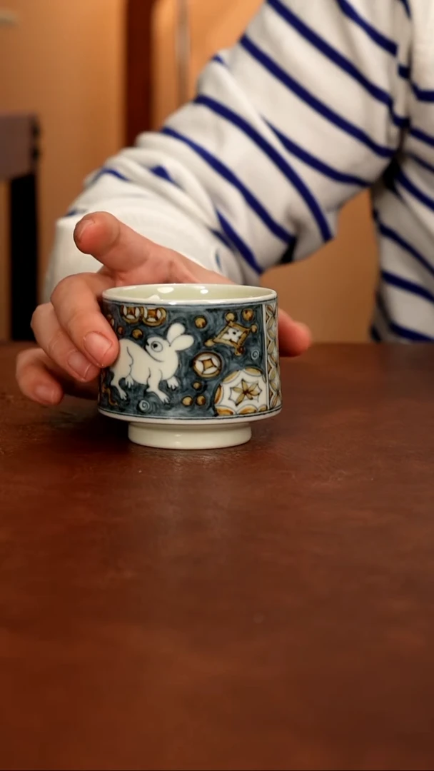 景德镇瓷器，青花瓷手绘茶具~