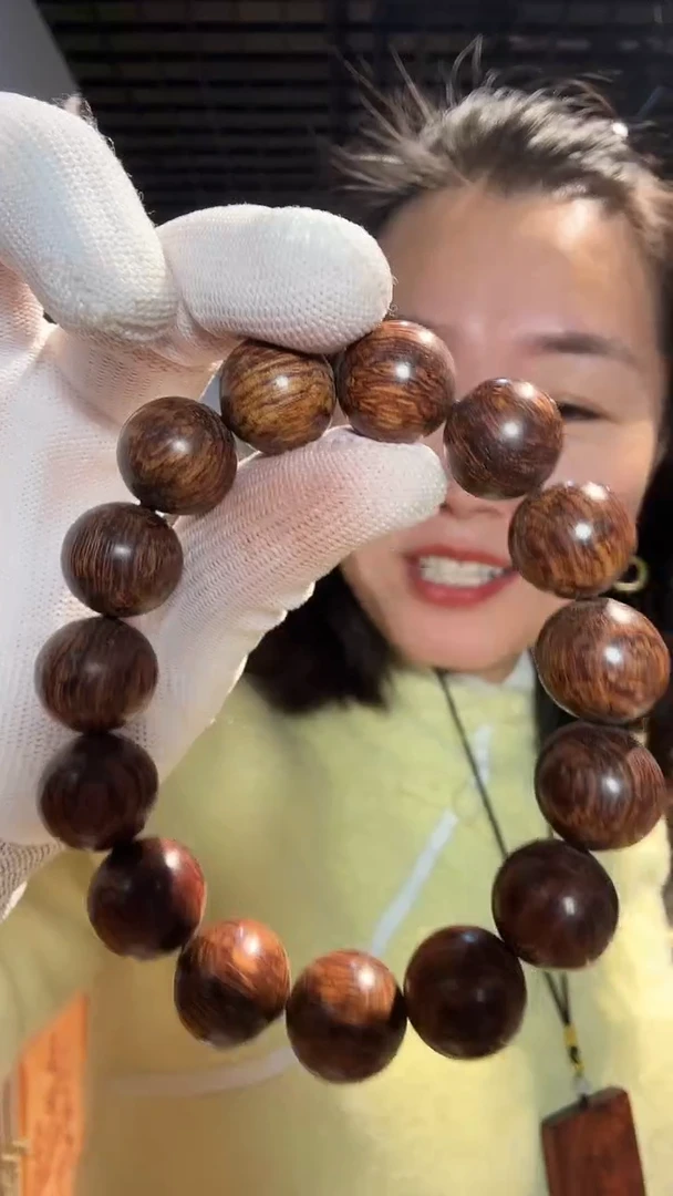 黄花梨/降香黄檀侯*黄花梨卡1.5单圈手串