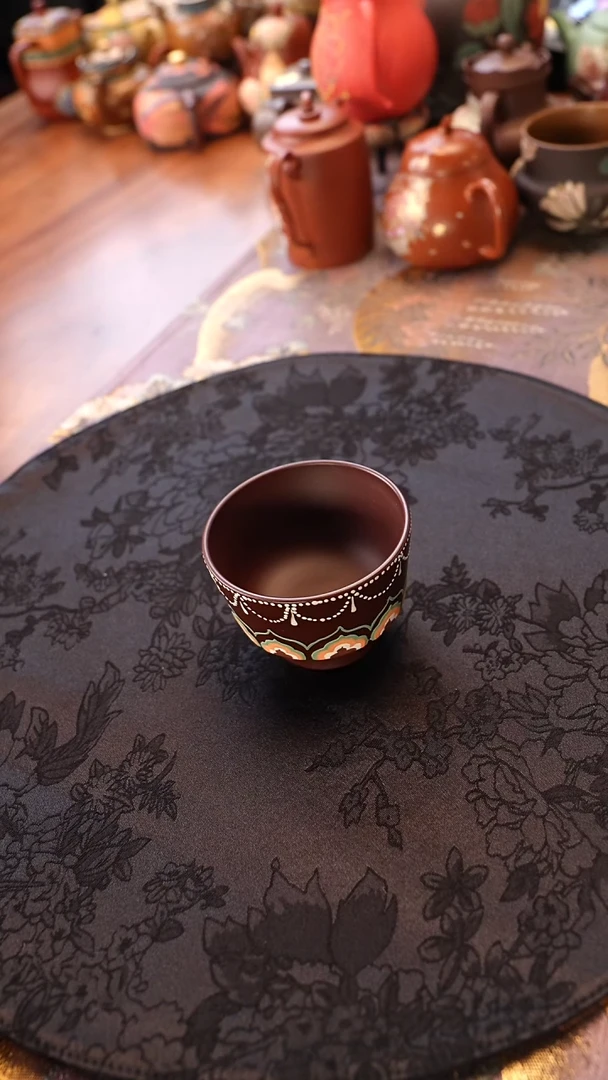 茶壶紫砂紫朱泥福禄杯