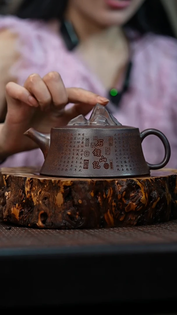 茶壶紫砂宜兴岁颐传砂原矿全手1