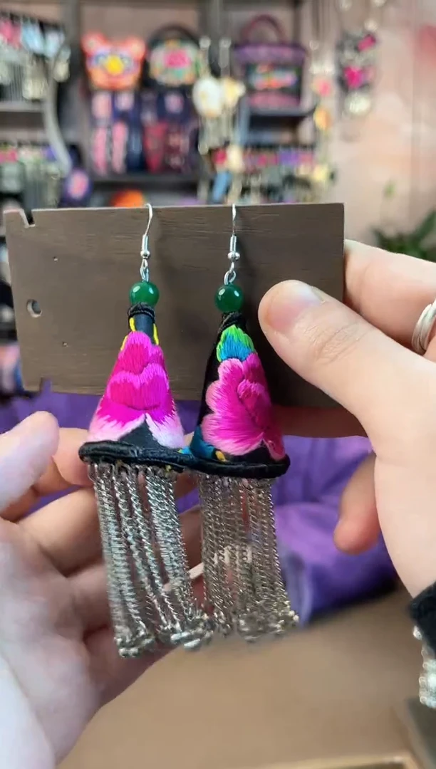 织绣 民族风手工非遗老绣饰品163