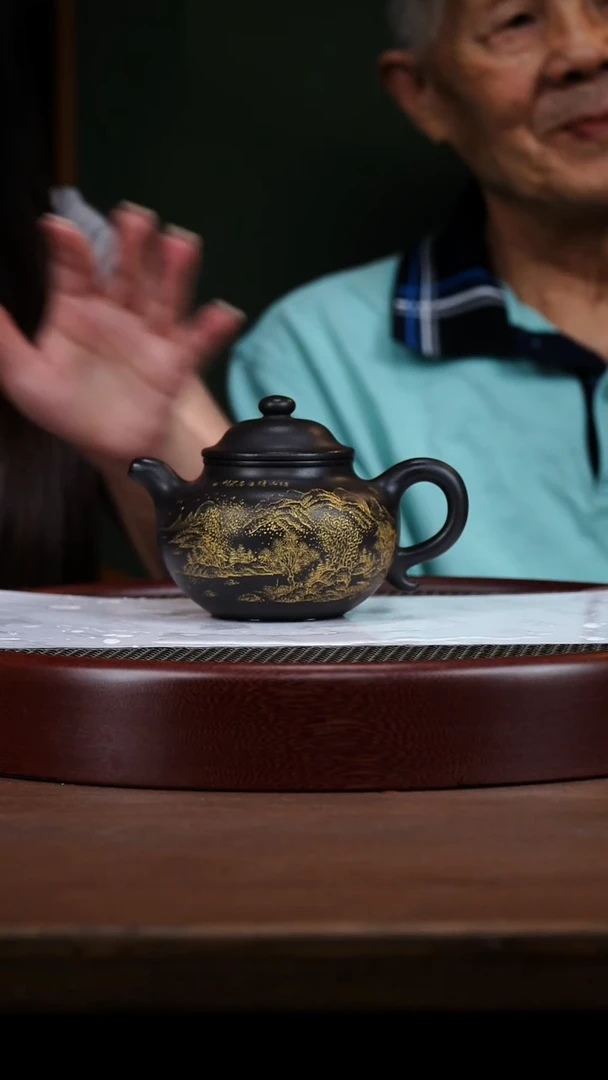 茶壶紫砂60WPR莲子 高黑料390cc
