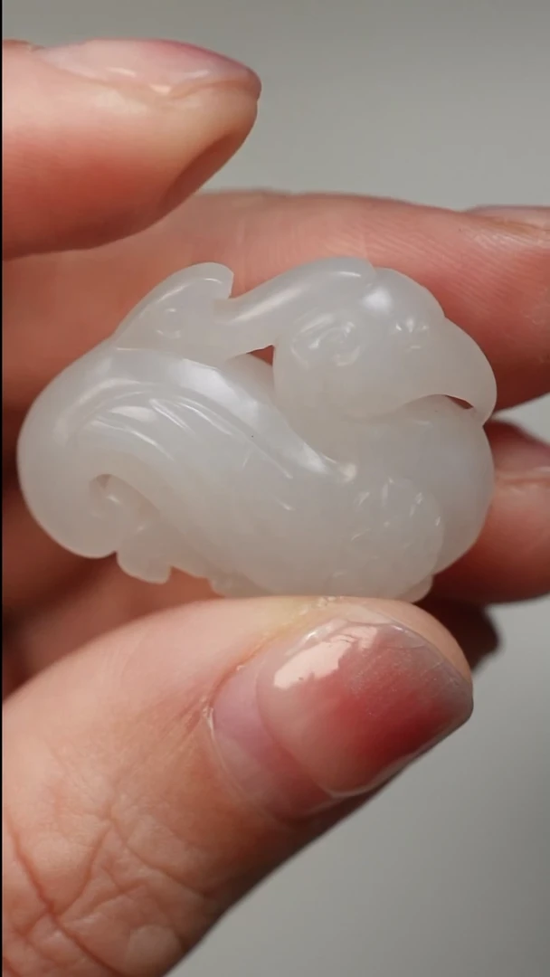 未镶嵌和田玉挂件凤凰