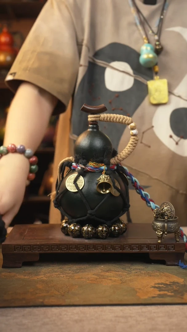 098大漆葫芦一物一拍记葫堂出品不带手串