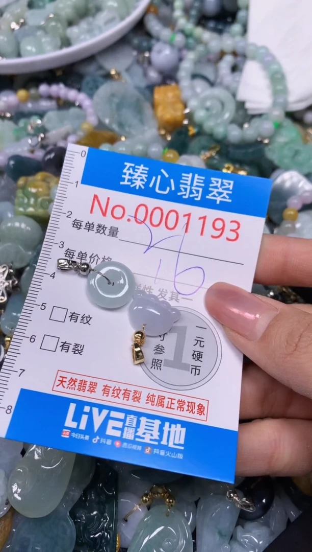 【闪购商品】翡翠颈饰未镶嵌含绳0001193